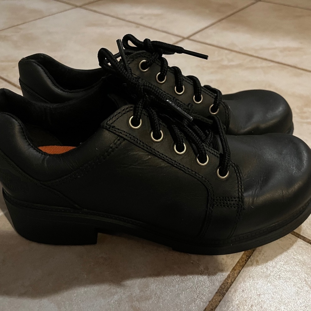 Harley Davidson Lace Up Shoes - Picture 1 of 3